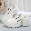Women’s Lace‑Up Side‑Zipper Sports Sneakers