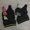 Letter Cut-Out Sports Bra
