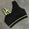Letter Cut-Out Sports Bra