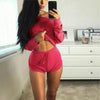 Women's Sport Vest Tops Sports Legging Pants Outfit Wear 2Pcs Outfit Clothes