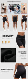 3-Pack Women’s High-Waist Biker Shorts