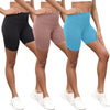 3-Pack Women’s High-Waist Biker Shorts