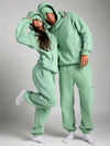 Autumn Winter Casual Two-Piece Set: Loose Pocket Hoodie & Pants