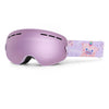 Snowboard Goggles for Kids  Ages 4-15  Cartoon Straps