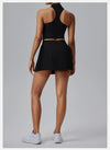 Floral Sports Skirt with Shorts