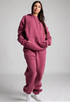 Autumn Winter Casual Two-Piece Set: Loose Pocket Hoodie & Pants