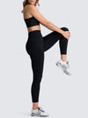 Women’s Seamless High-Waist Vest & Pants Set