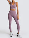 Women’s Seamless High-Waist Vest & Pants Set
