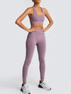 Women’s Seamless High-Waist Vest & Pants Set