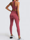 Women’s Seamless High-Waist Vest & Pants Set