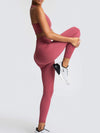 Women’s Seamless High-Waist Vest & Pants Set