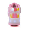 LED Roller Skate Shoes for Kids - Boys Girls Light Up Sneakers with Wheels Indoor/Outdoor Sliding Play