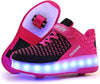 Ylllu Kids LED Roller Skate Shoes with Single Wheel Light up Roller Shoes Gift for Girls Boys Children